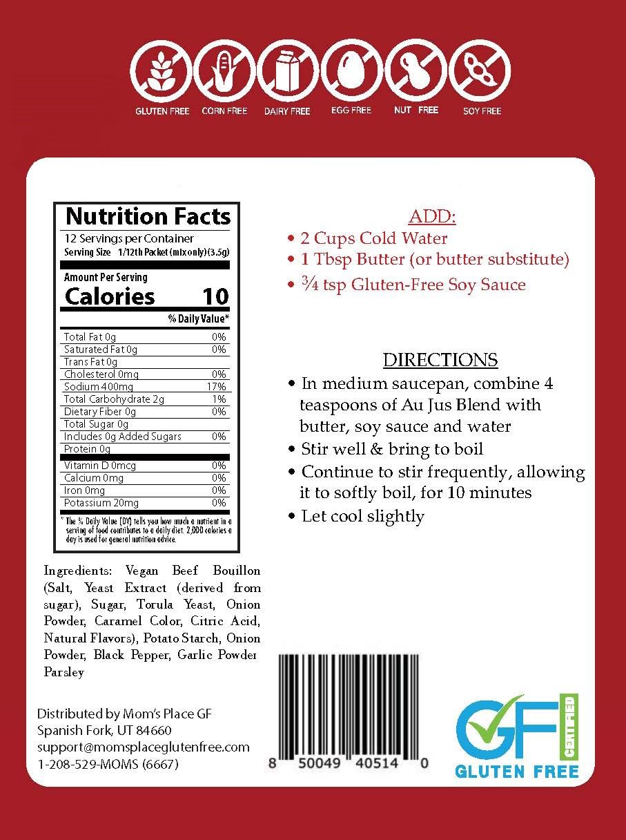 free-from formulation: gluten-free, dairy-free, nut-free, soy-free, corn-free, no msg, non-gmo