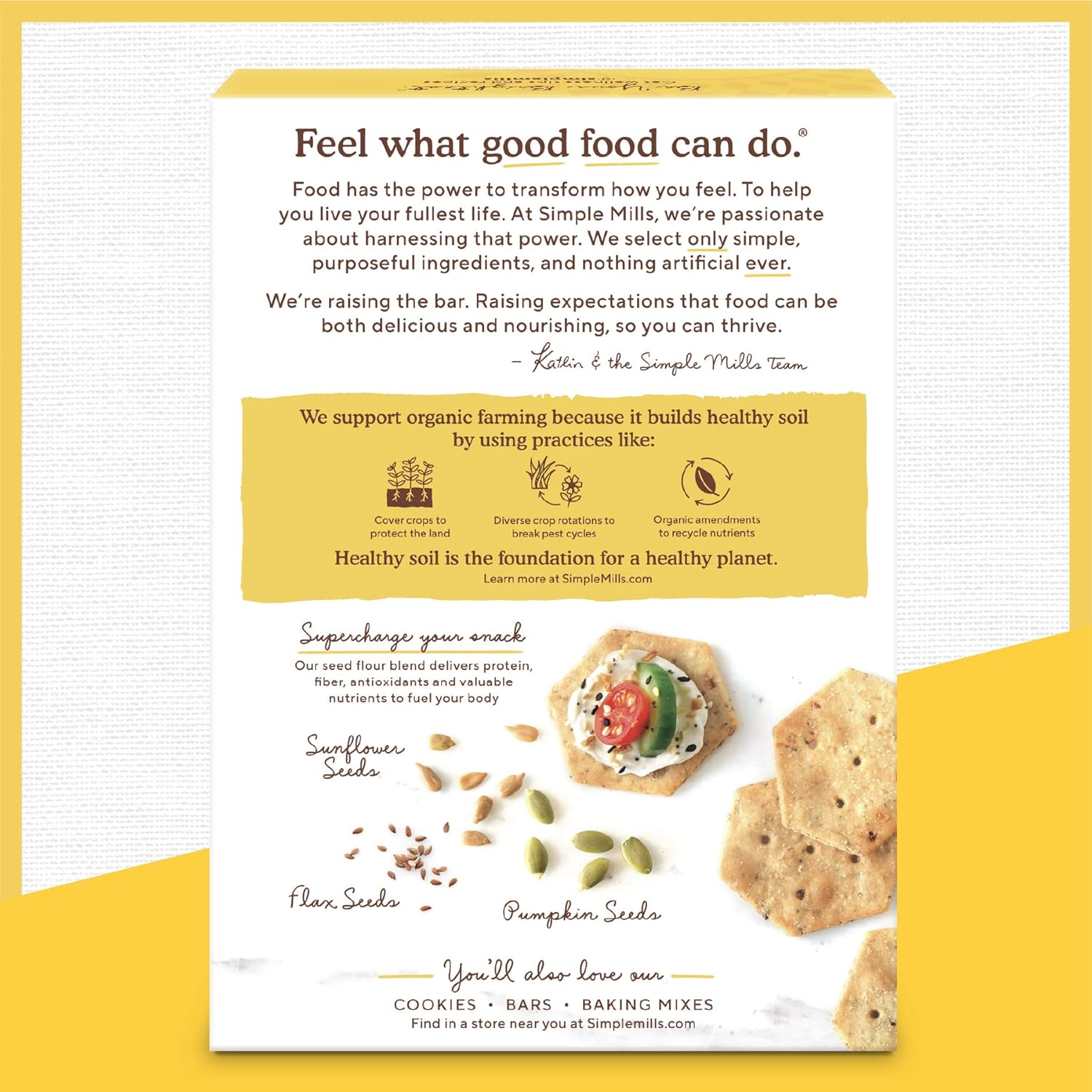 free from grains, corn, dairy, and artificial ingredients; vegan and paleo friendly