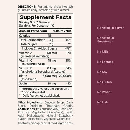 free from milk, lactose, soy, gluten, wheat, yeast, and fish allergens