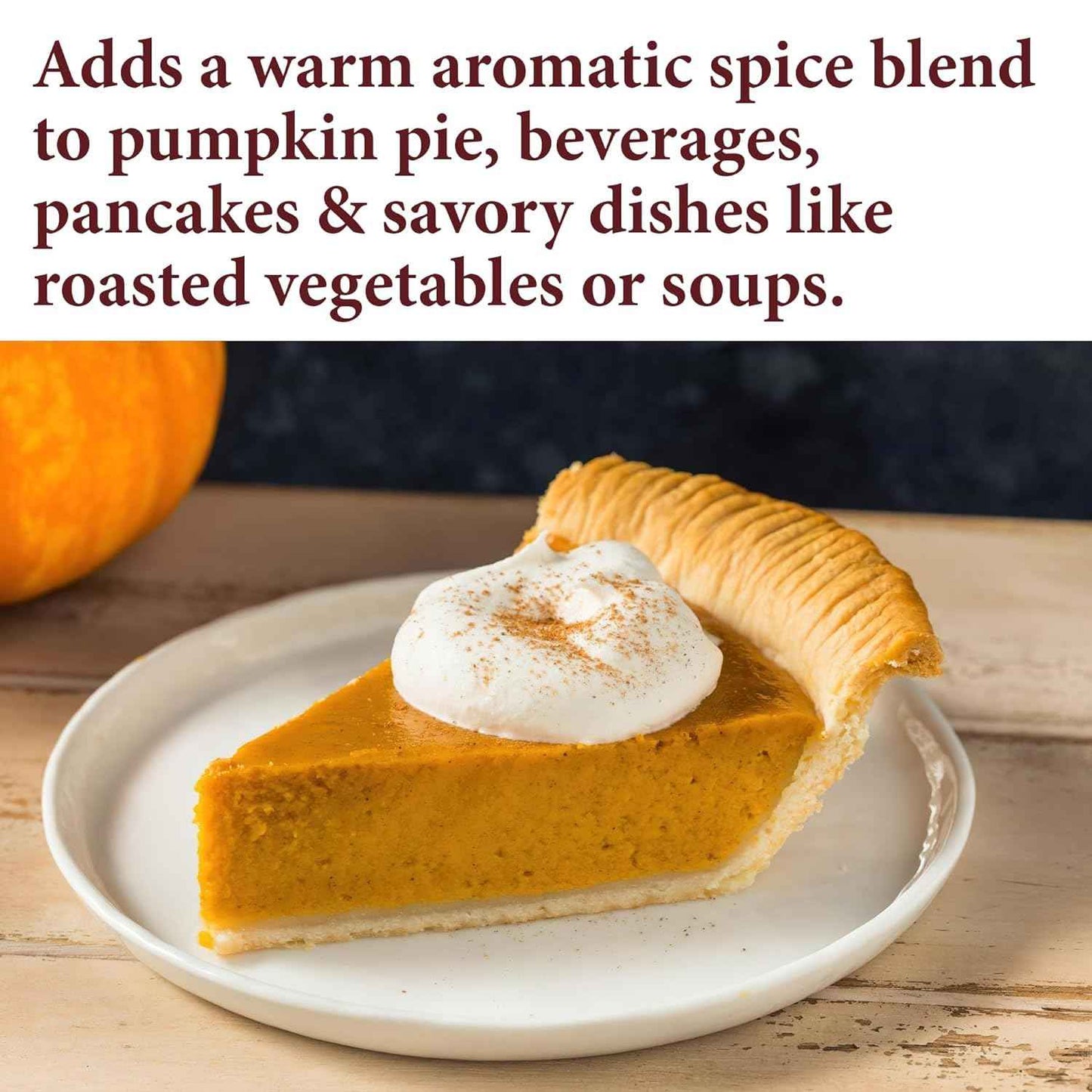 The Spice Way Pumpkin Pie Spice 8 oz – Clean Label Spice for Nourishing Morning Routines and Oatmeal