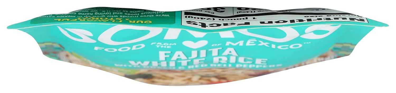 SOMOS Fajita White Rice – Clean-Ingredient Microwave Meal for Health-Conscious Home Cooking