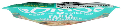 SOMOS Fajita White Rice – Clean-Ingredient Microwave Meal for Health-Conscious Home Cooking