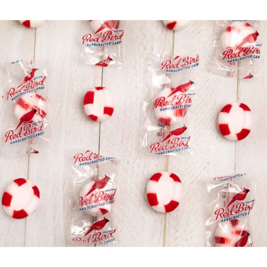 Red Bird Soft Peppermint Puffs – Simple Individually Wrapped Mints for Clean Countertops and Pantry Storage