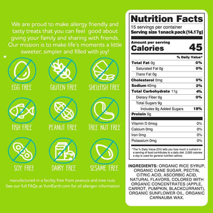 YumEarth Organic Halloween Lollipops - Clean Ingredient Candy for Health Conscious Parents, USDA Organic and Non GMO, 40 Count