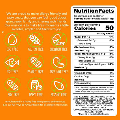 YumEarth Organic Chewys No High Fructose Corn Syrup Candy – Better for You Fruit Chew Swap