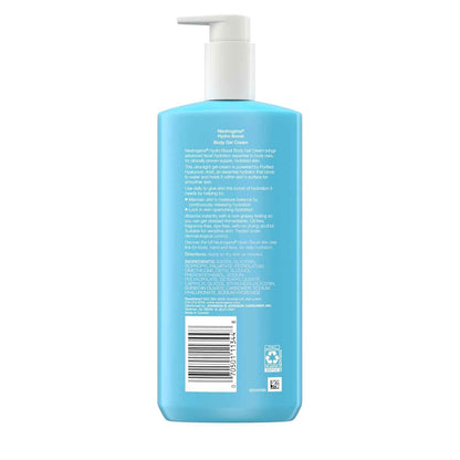 Neutrogena Hydro Boost Body Gel Cream – Fragrance-Free Post-Shower Hydration Ritual for Sensitive Skin