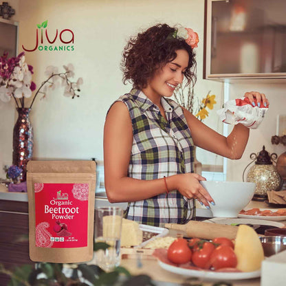 Jiva Organics Beet Root Powder 1.25 LB – Thoughtful Organic Gift for Smoothie Lovers and Home Bakers