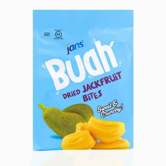 Jans Buah Freeze Dried Jackfruit Chips 7 Oz – Family-Friendly Fruit Snack for Lunchboxes and After-School Bites, No Added Sugar