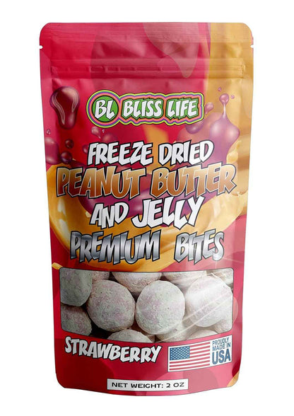 Freeze Dried PB&J Grape Candy – No Melt Travel Candy for Road Trips and Car Snacking 2oz
