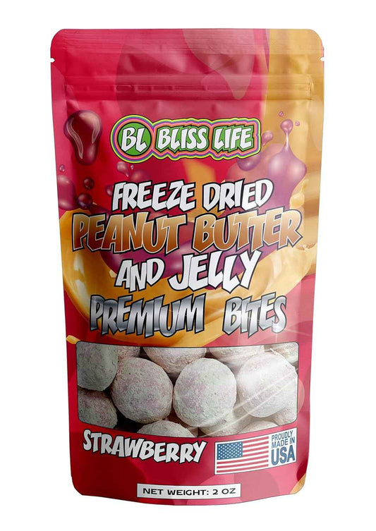 Freeze Dried PB&J Grape Candy – No Melt Travel Candy for Road Trips and Car Snacking 2oz