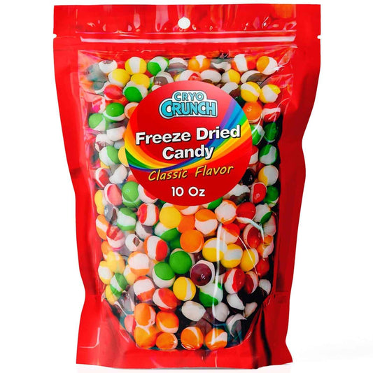 Primary Colors Candy Freeze Dried Candy 10oz Pantry-Stable Sweets - Work-From-Home Mindful Crunch Snack for Stressful Afternoons