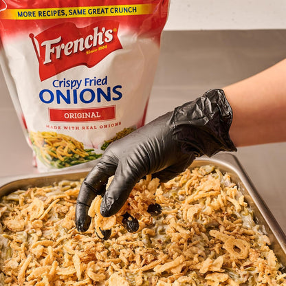 French's Original Crispy Fried Onions 24 oz – Practical Gift for Home Cooks and Thanksgiving Hosts