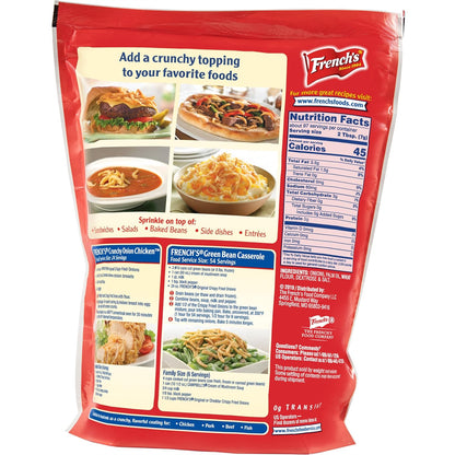 French's Original Crispy Fried Onions 24 oz – Practical Gift for Home Cooks and Thanksgiving Hosts