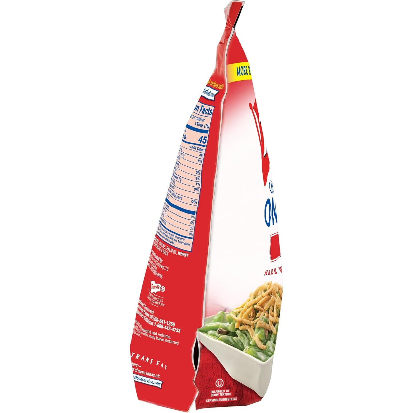 French's Original Crispy Fried Onions 24 oz – Practical Gift for Home Cooks and Thanksgiving Hosts