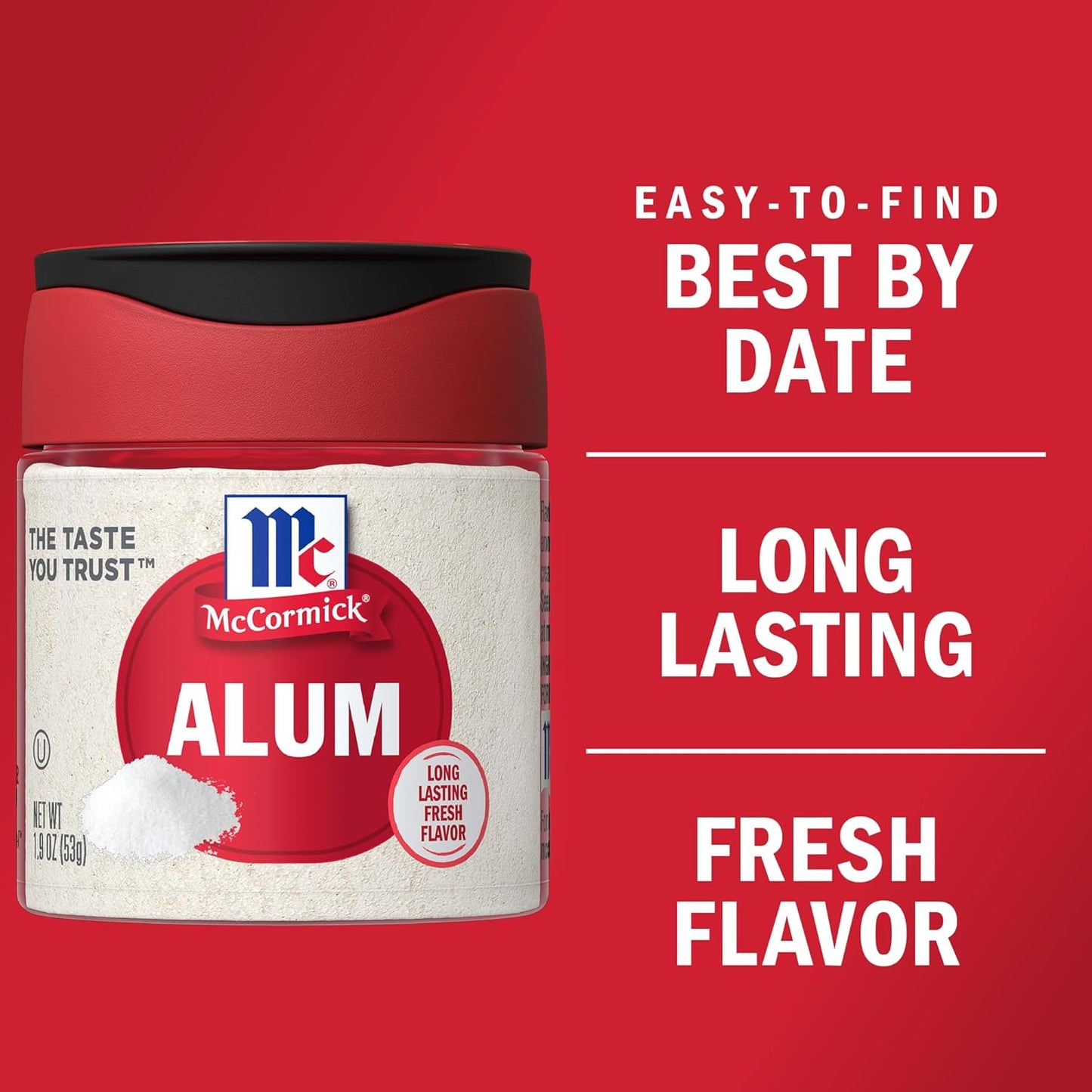 freshness guarantee backed by mccormick quality control
