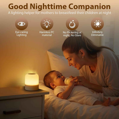 LumiNest Egg Night Light, Thoughtful Baby Shower and New Parent Gift for Nursery Setup