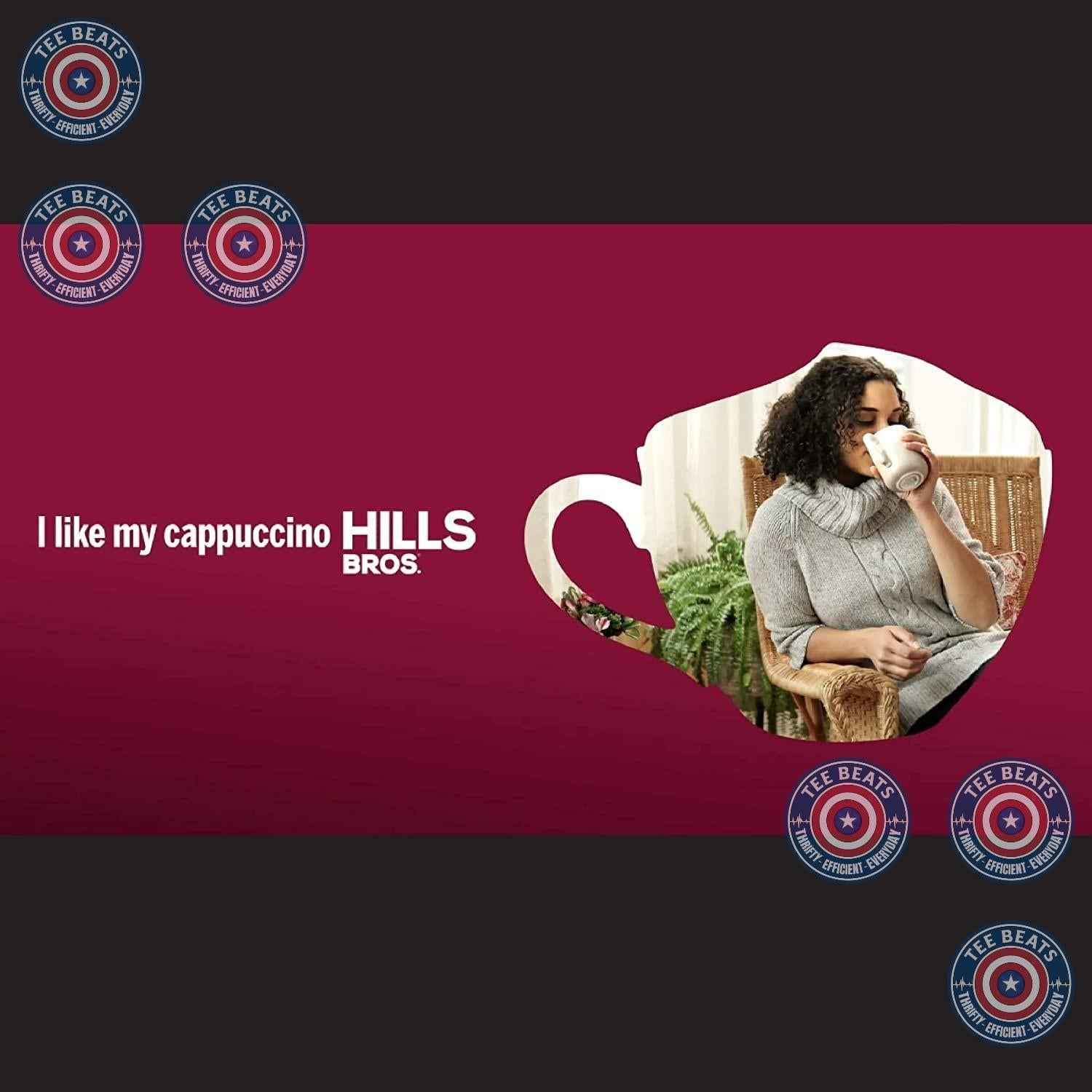 Hills Bros. Sugar Free French Vanilla Instant Cappuccino – Café-Quality Vanilla Indulgence at Home, No Espresso Bar Needed