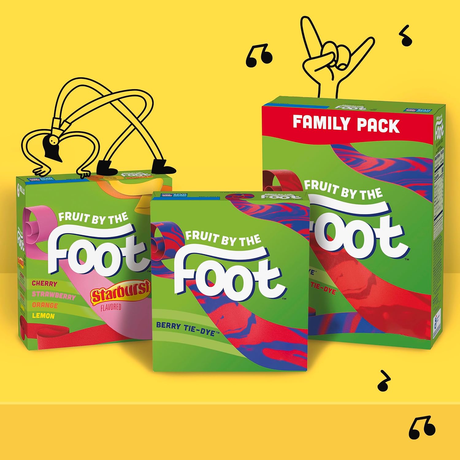 Fruit by the Foot Berry Tie-Dye and Strawberry Snacks – Wholesome Pantry Staple for Meal Prep and Lunch Packing