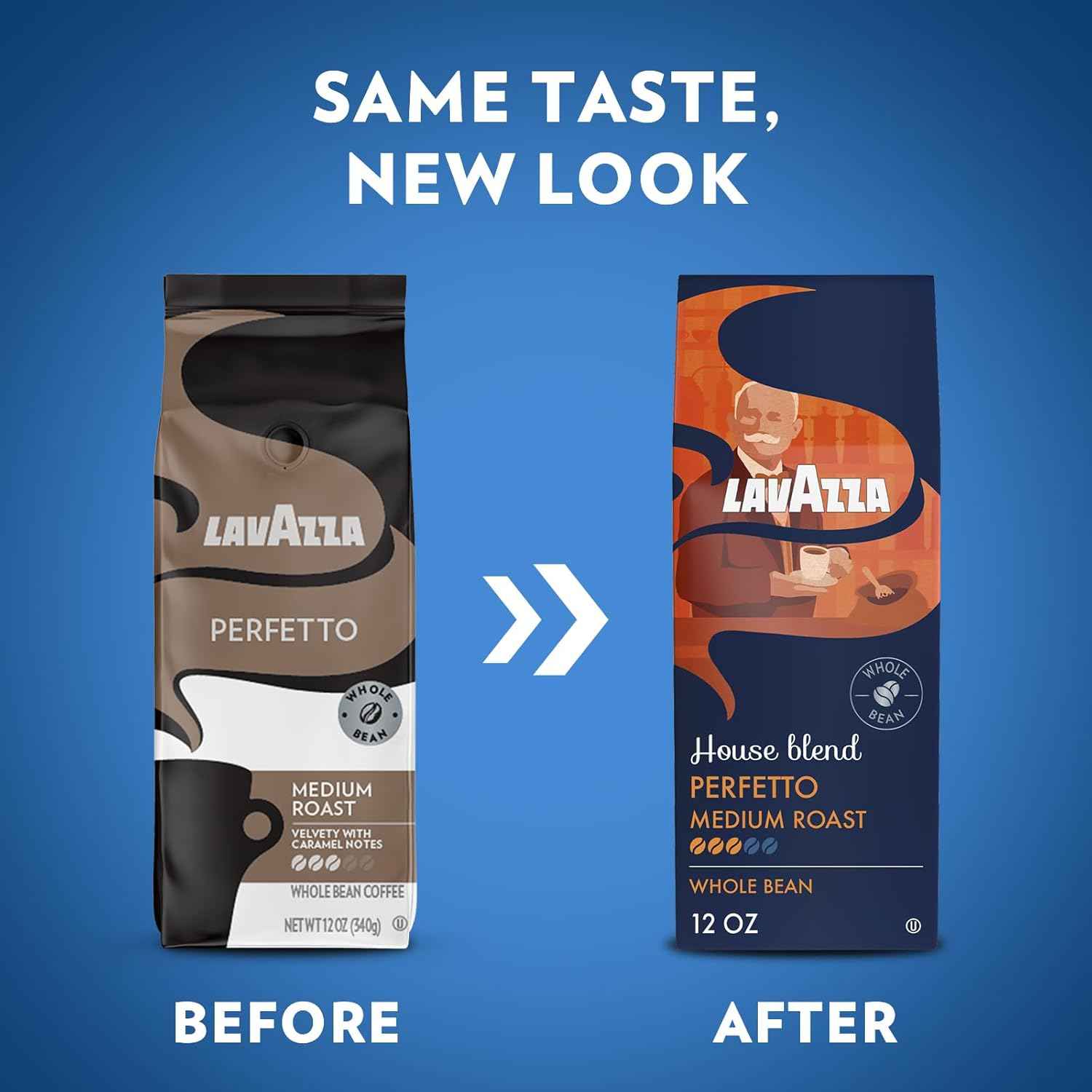 Lavazza House Blend Perfetto Whole Bean Coffee 12oz – Italian Heritage Birthday Gift for Coffee Lovers, Premium Drip Brew for Gifting