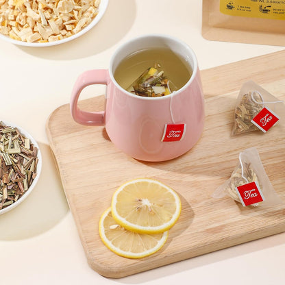 FullChea Lemon Ginger Herbal Tea – Elegant Housewarming Present for the Tea Lover in Your Life