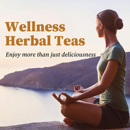 FullChea Lemon Ginger Herbal Tea – Elegant Housewarming Present for the Tea Lover in Your Life