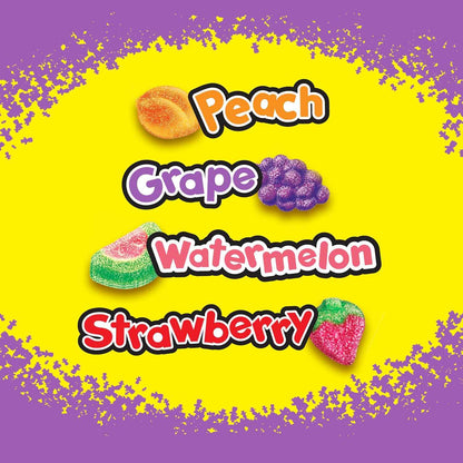 SOUR PATCH KIDS Fruits Mix Gummy Candy for Holiday Gift Baskets and Birthday Care Packages, 11.03 oz