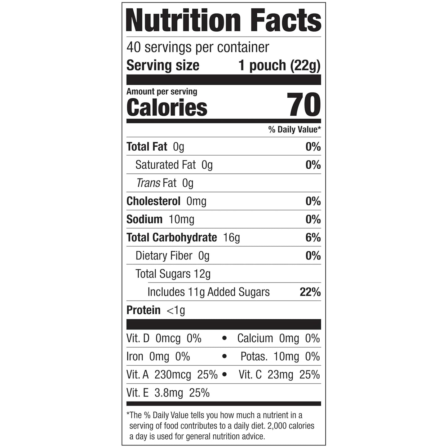 Funables Fruity Snacks, 70 Calorie Mixed Berry Pouches for Calorie Counting and Weight Management