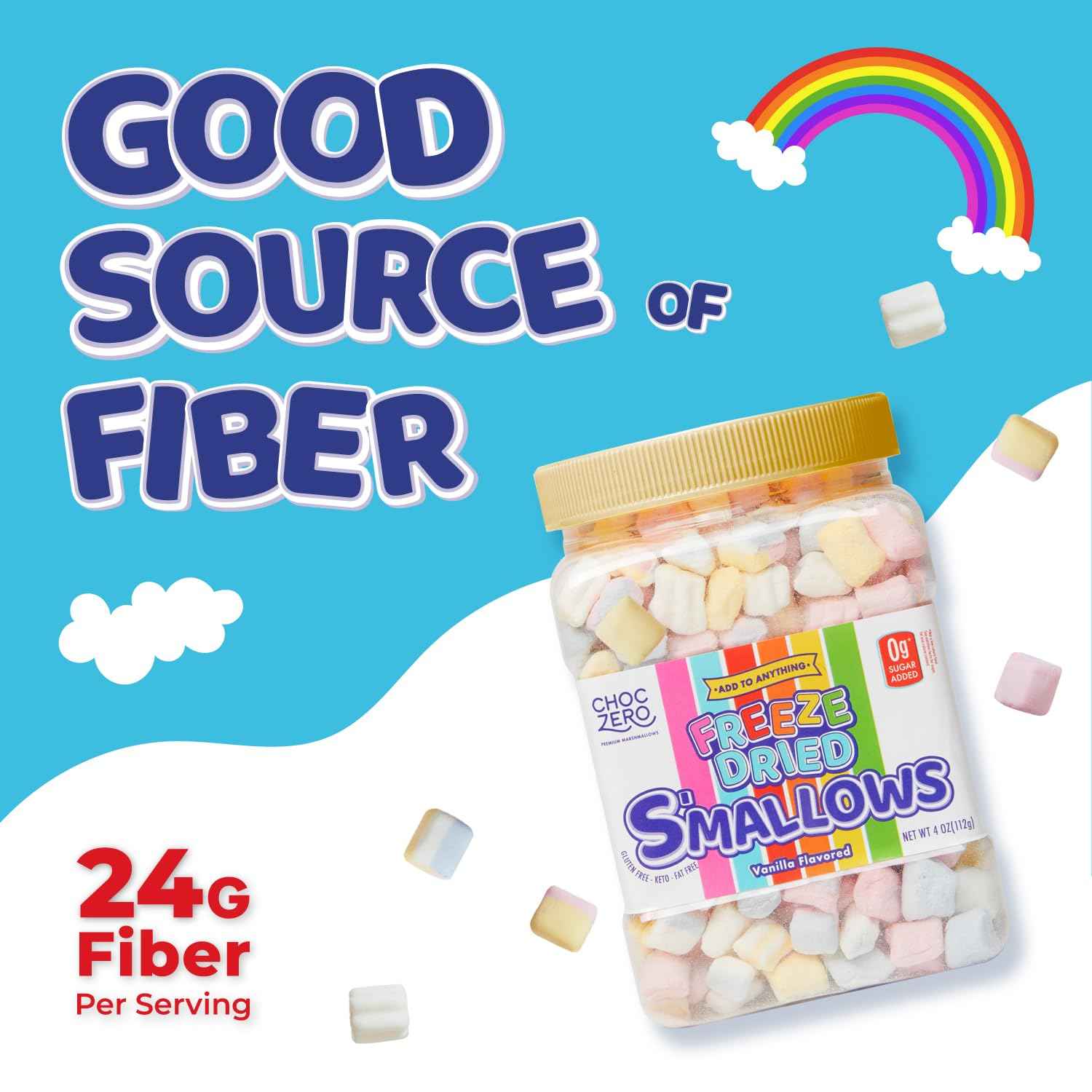 ChocZero Marshmallow Spread – Feel-Good Get Well Gift for Bariatric Recovery, Low Net Carb