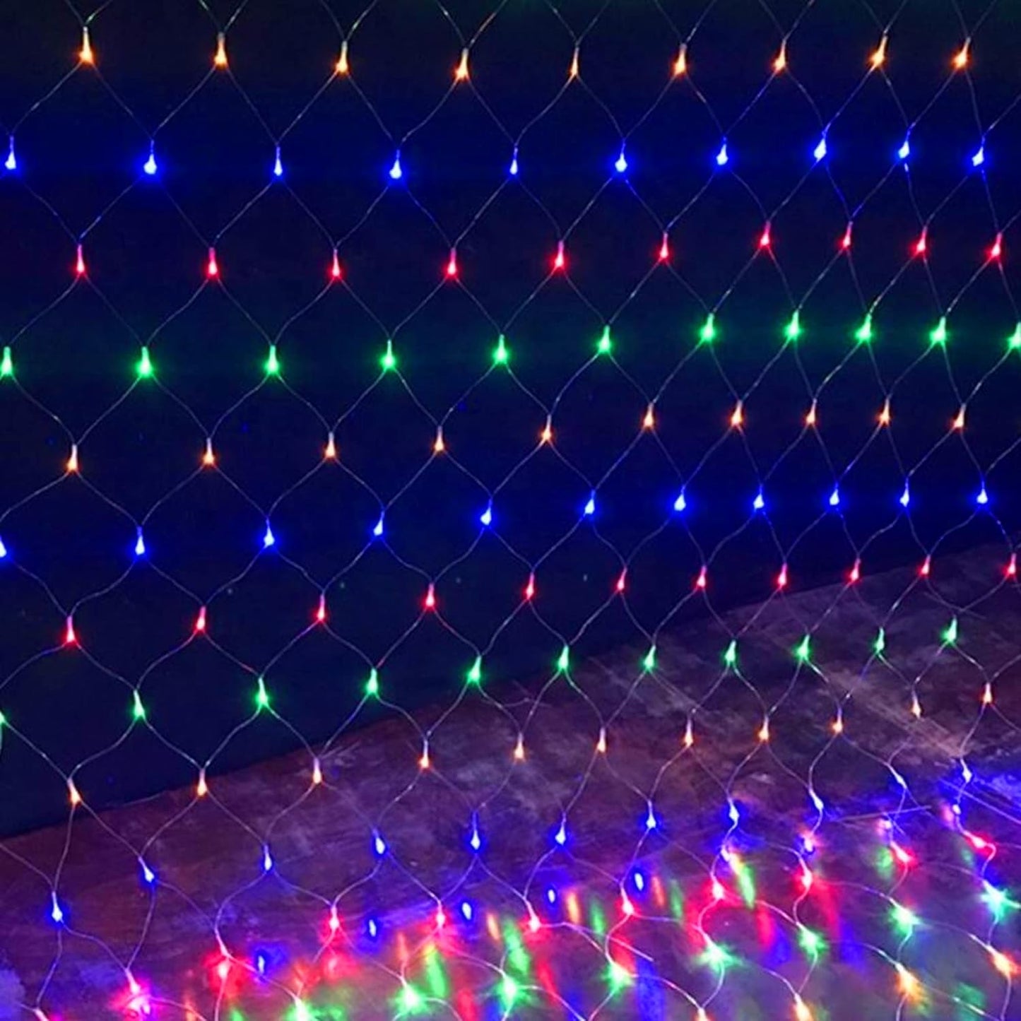 FUNPENY Christmas Mesh Lights – 8 Mode Ambient Decor for Bedroom Window, Staircase and Indoor Tree