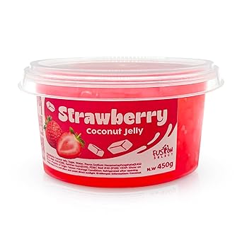 Fusion Select Mango Coconut Jelly – Thoughtful Foodie Gift for Bubble Tea Fans and Home Bar Cart Enthusiasts, 14 oz