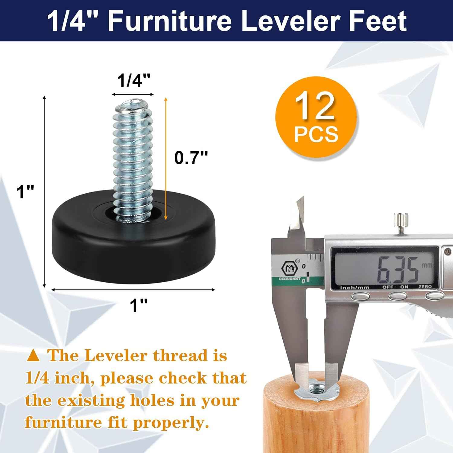 IronFix Furniture Levelers – Family-Safe Anti-Tip Stabilizer for Wobbly Tables and Chairs, Child & Pet Friendly 12 Pack