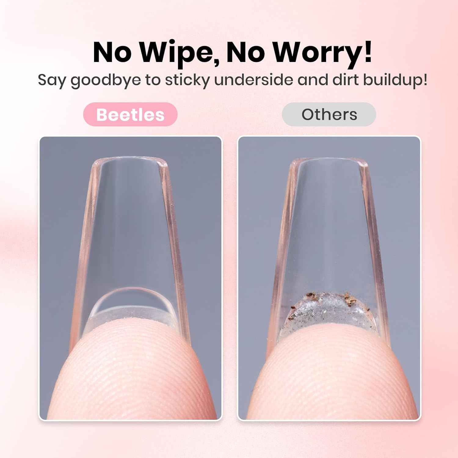 Beetles No-Hold Gel for Tipex Tips – Salon Workstation Productivity Boost for Multi-Finger Curing