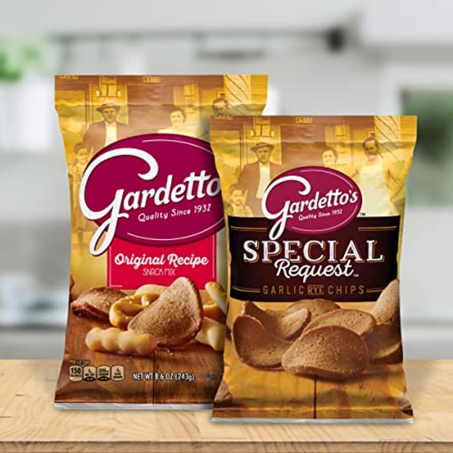 Gardetto's Original Recipe Snack Mix – Travel-Friendly Snack Packs for Car Cup Holders, Suitcases & Airport Layovers