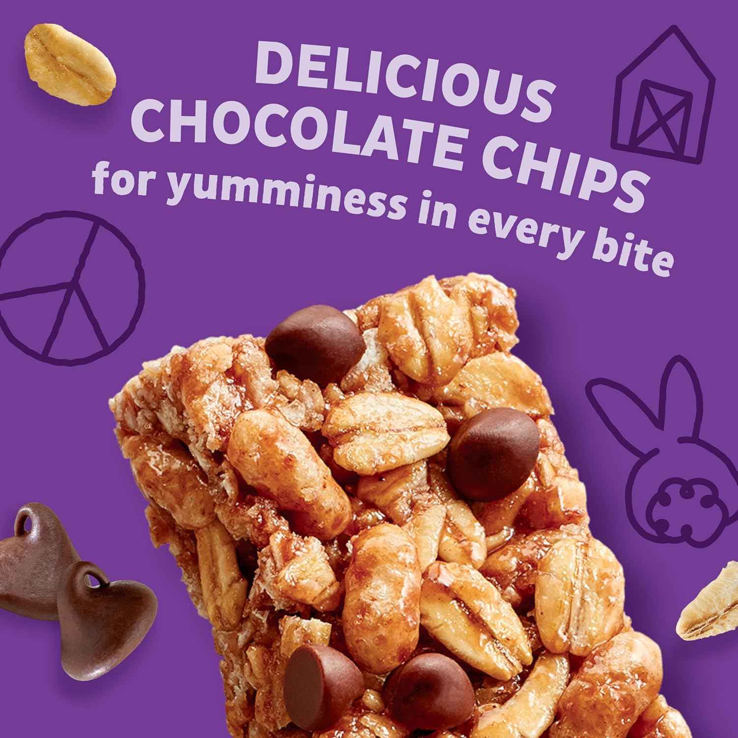 Annie's Gluten Free Chewy Granola Bars – Road Trip Snack for Highway Driving and Pit Stops