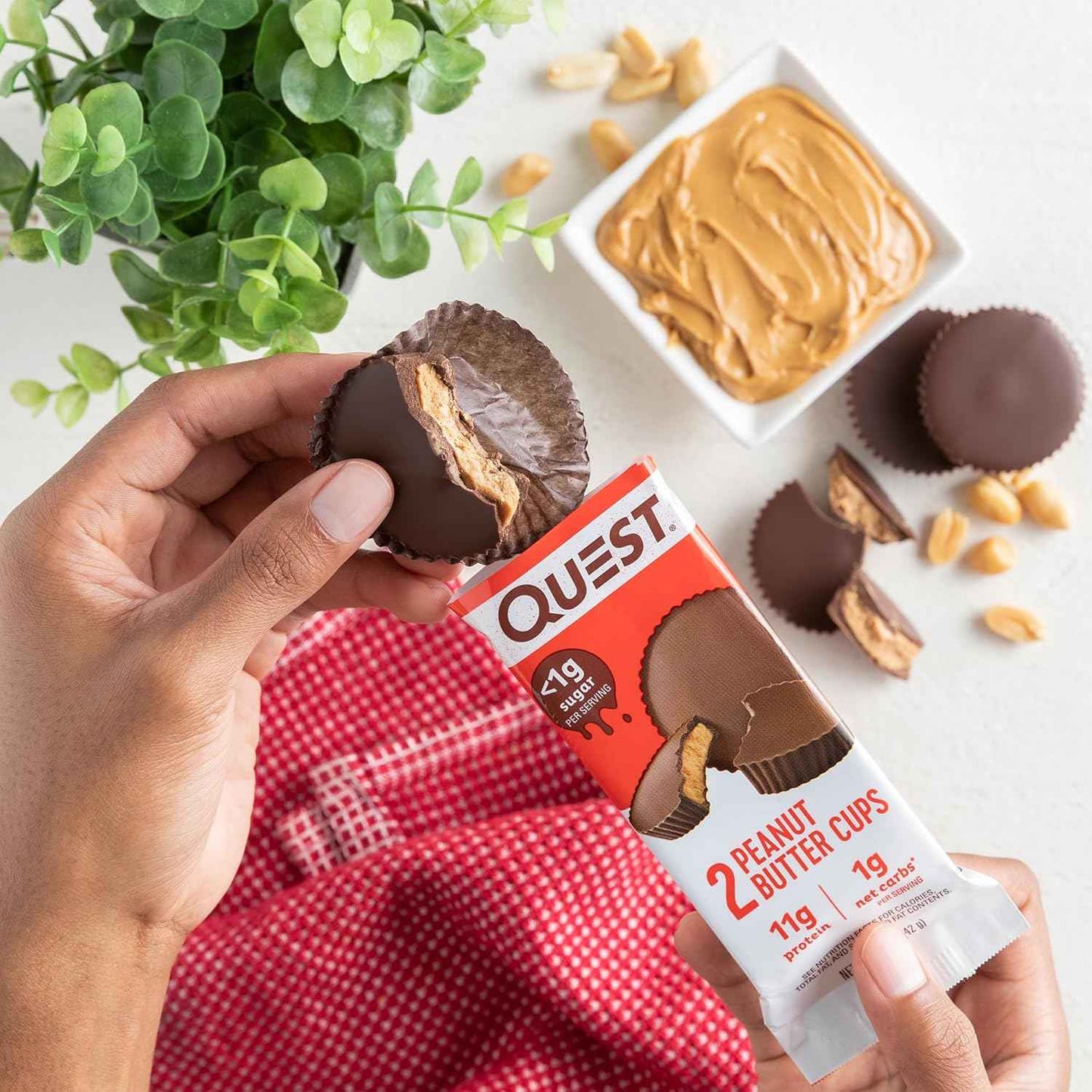 Quest Nutrition Peanut Butter Cups – Office Desk Snack for Afternoon Focus Without Sugar Crashes