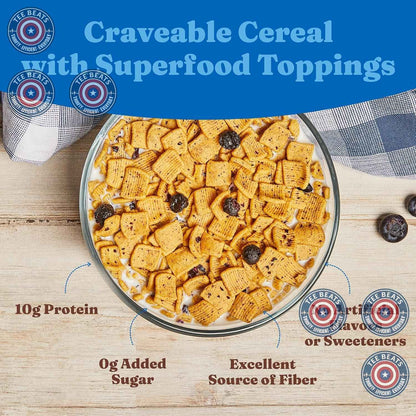 Catalina Crunch Protein Cereal – Desk-Friendly Low-Sugar Cereal for Focused Office Mornings, Blueberry Muffin