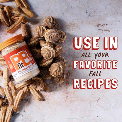PBfit Pumpkin Spice Peanut Butter Powder Holiday Gift for Health-Conscious Friends, Festive Protein Spread