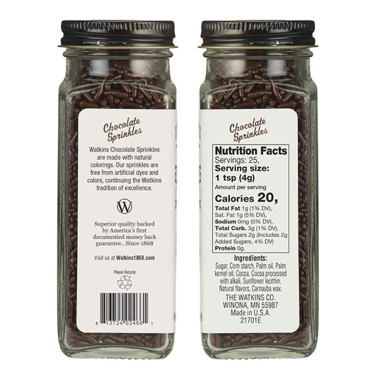 Watkins Chocolate Decorating Sprinkles – Thoughtful Hostess Gift for the Home Baker