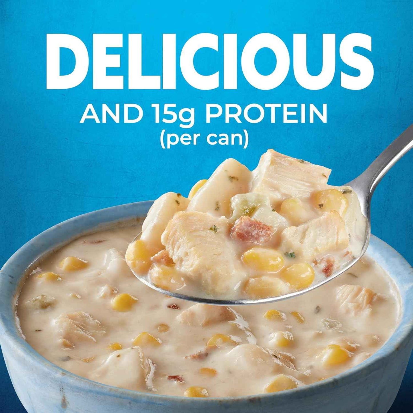 Progresso Gluten Free Chicken Corn Chowder — Wholesome Pantry Meal for Clean-Eating Households, 190 Calories per Serving, 18.5 oz