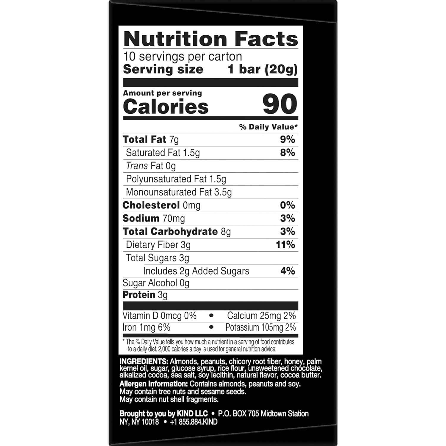 KIND Minis Dark Chocolate Nuts & Sea Salt – Blood Sugar Friendly Snack for Mindful Wellness Routines