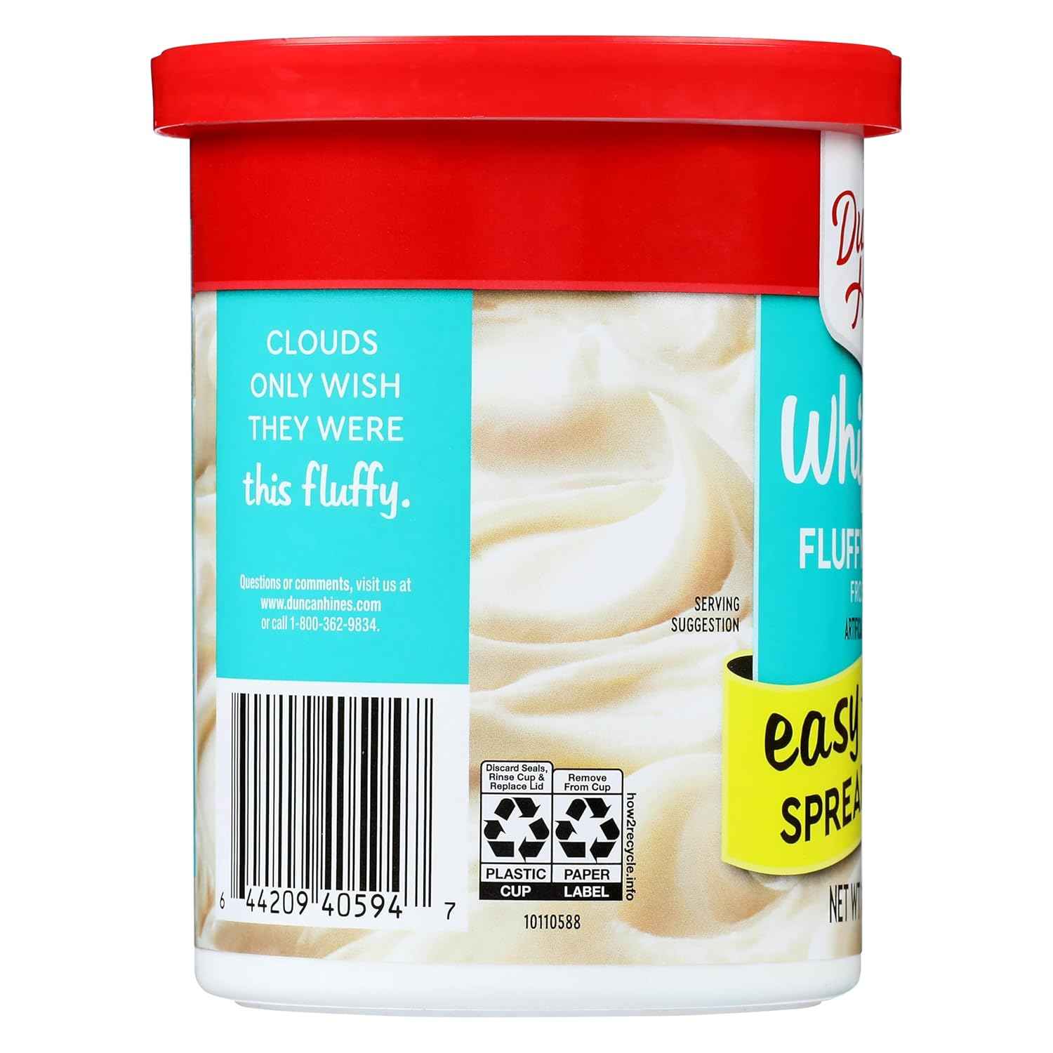 Duncan Hines Gluten-Free White Frosting as a Thoughtful Hostess Gift for Halloween Party Hosts, 14 oz