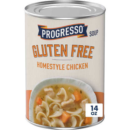 Progresso Gluten Free Homestyle Chicken Soup – Fast Desk Lunch for Busy Workdays