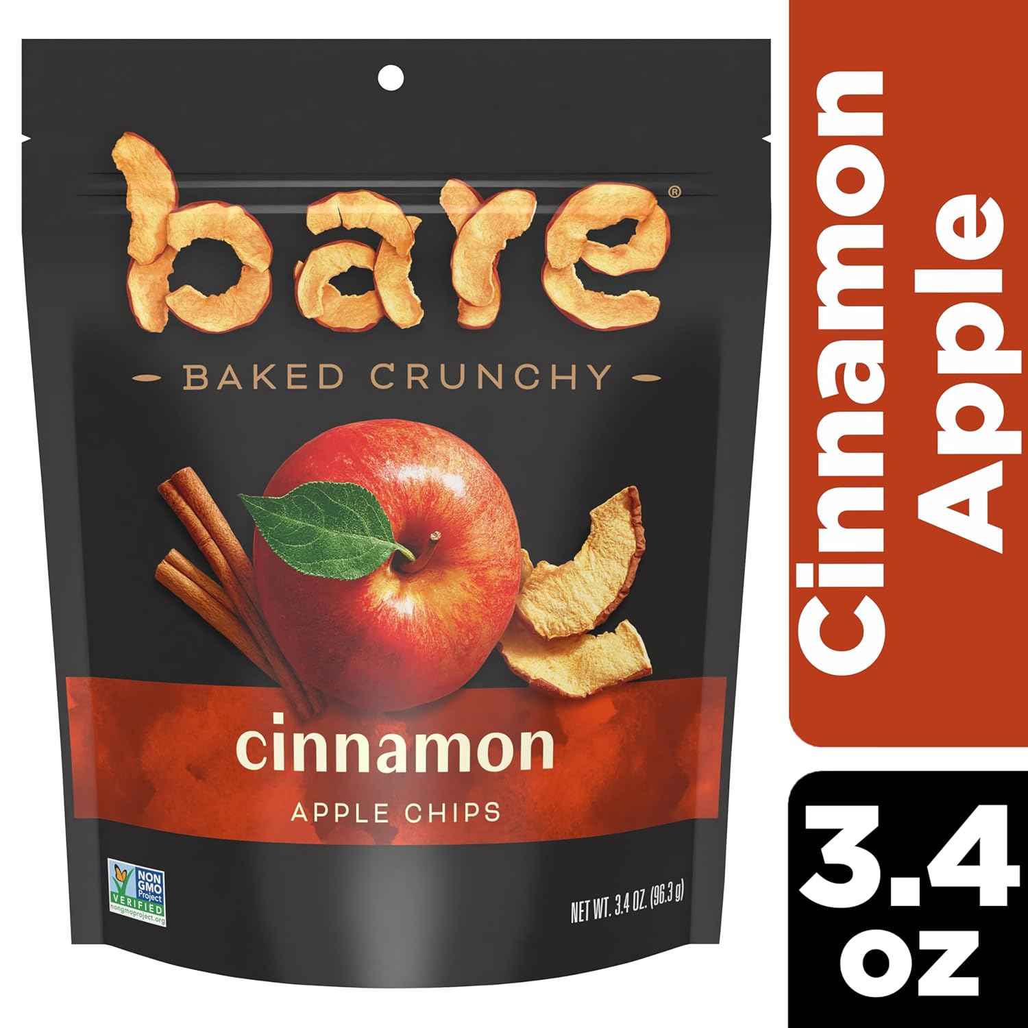 Bare Cinnamon Apple Chips – Lightweight Trail Snack for Hiking Backpack Fuel