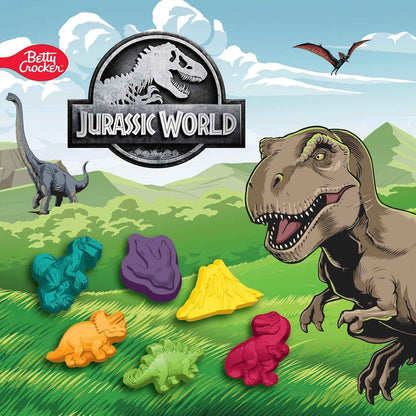 Jurassic World Fruit Flavored Snacks – Portable Dinosaur Gummies for Road Trips, Picnics and Park Outings, 10 Pouches