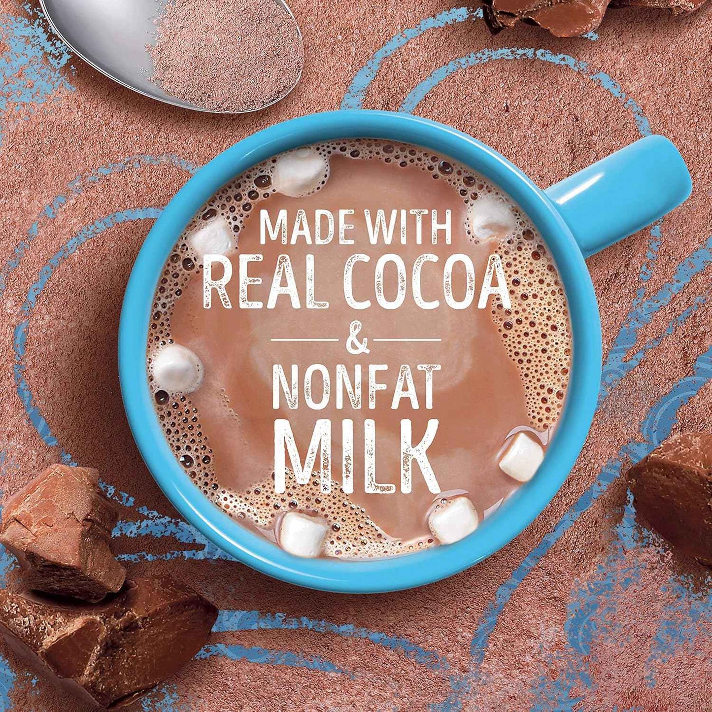 Swiss Miss Hot Cocoa with Marshmallows – Afternoon Desk Pick-Me-Up for Home Office and Remote Work