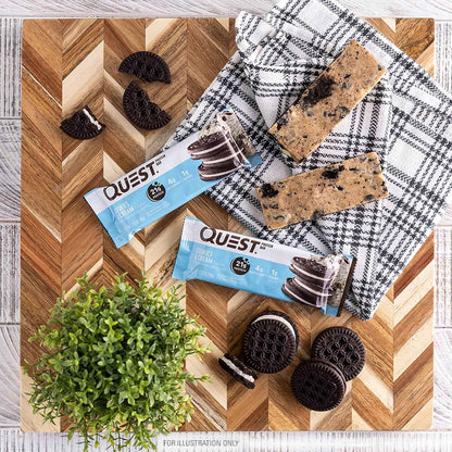 Quest Nutrition Cookies & Cream Protein Bar – Desk Drawer Snack to Power Through Afternoon Slumps