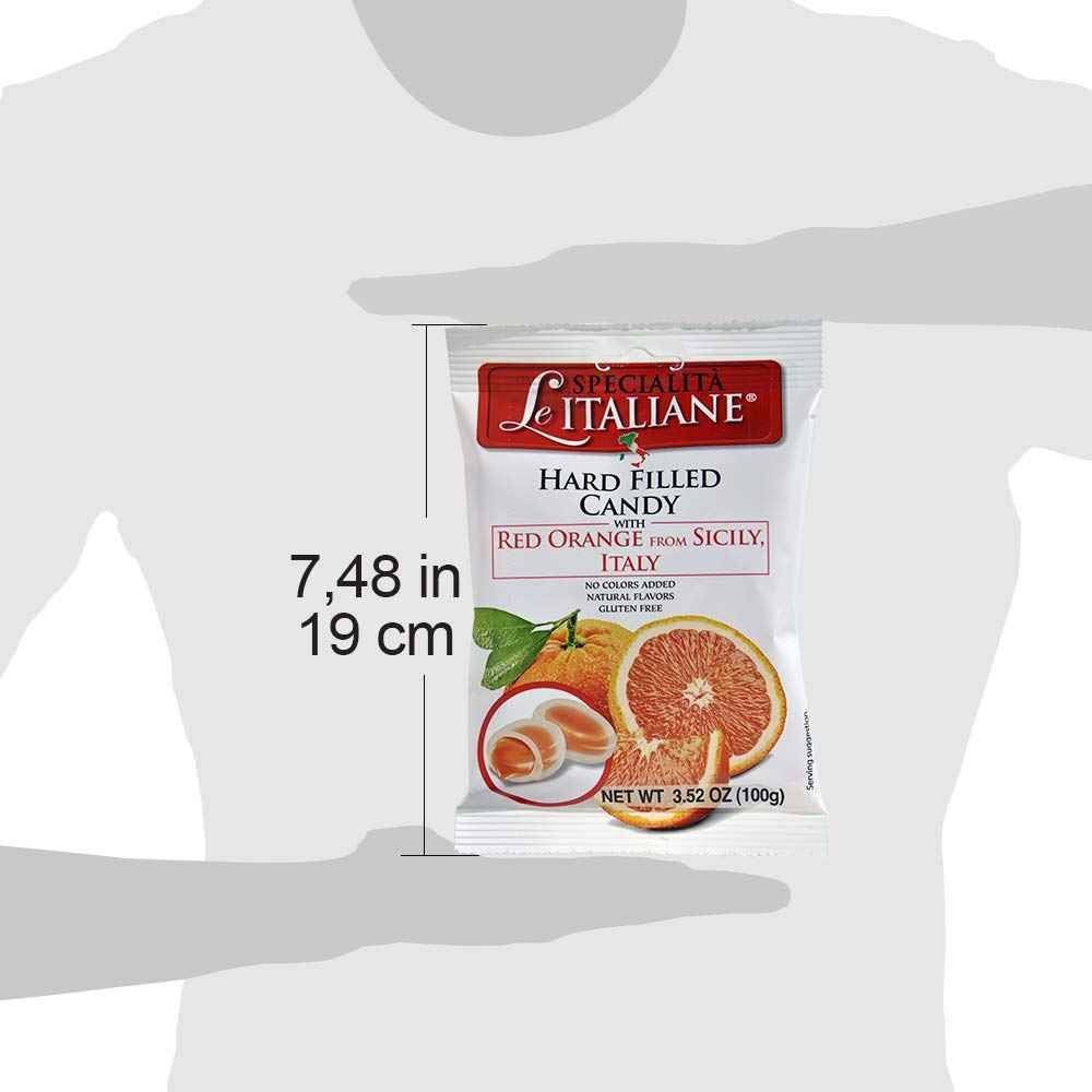 Serra Le Italiane Red Orange Candy – Clean-Ingredient Vegan and Gluten-Free Treat for Your Self-Care Nightly Wind-Down Ritual