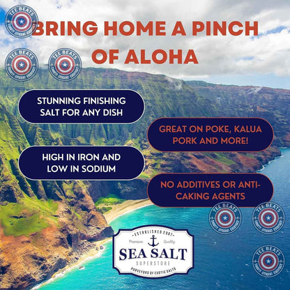 Authentic Hawaiian Red Salt – Thoughtful Housewarming Gift and Holiday Stocking Stuffer for Home Chefs