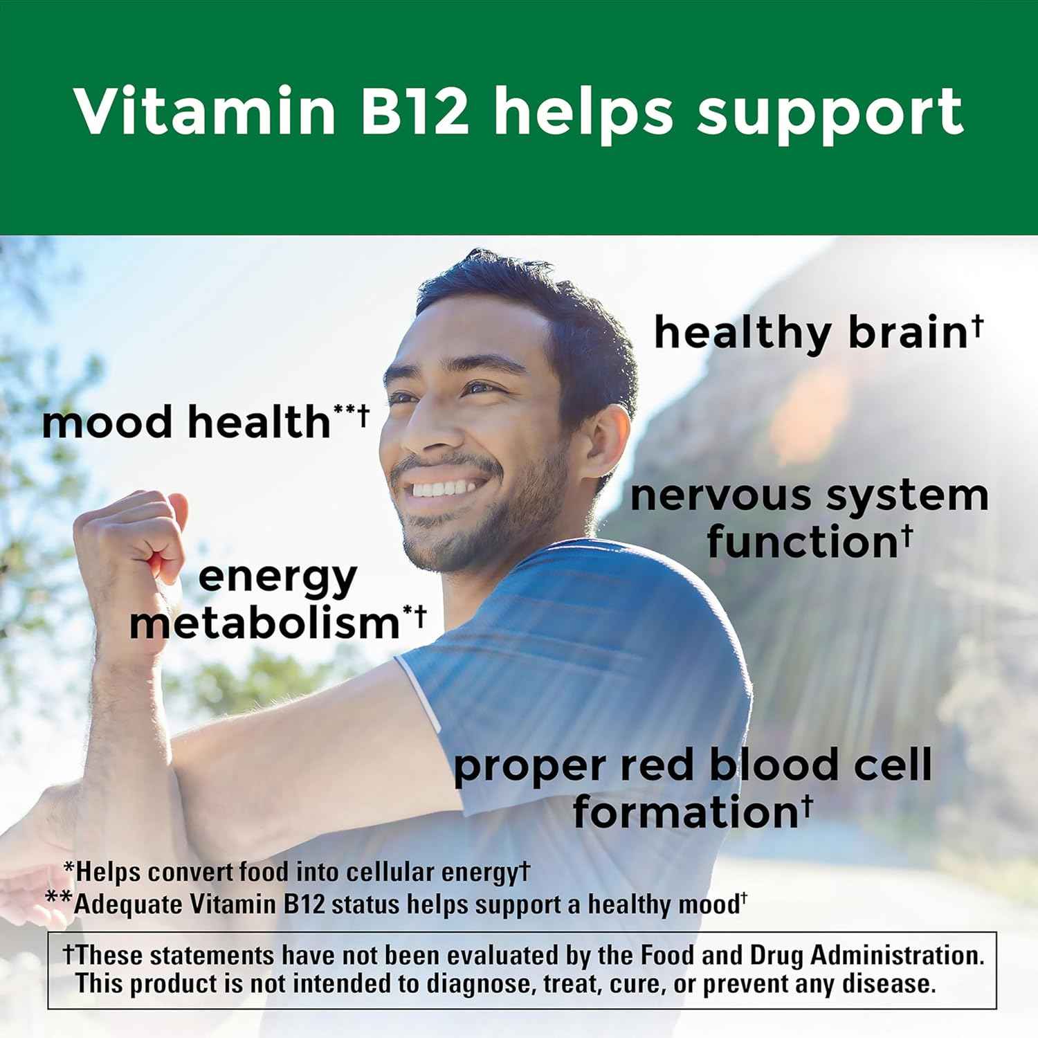 Nature Made Vitamin B12 1000 mcg – On-the-Go Energy Metabolism Support for Travel and Commute Routines, 150 Softgels