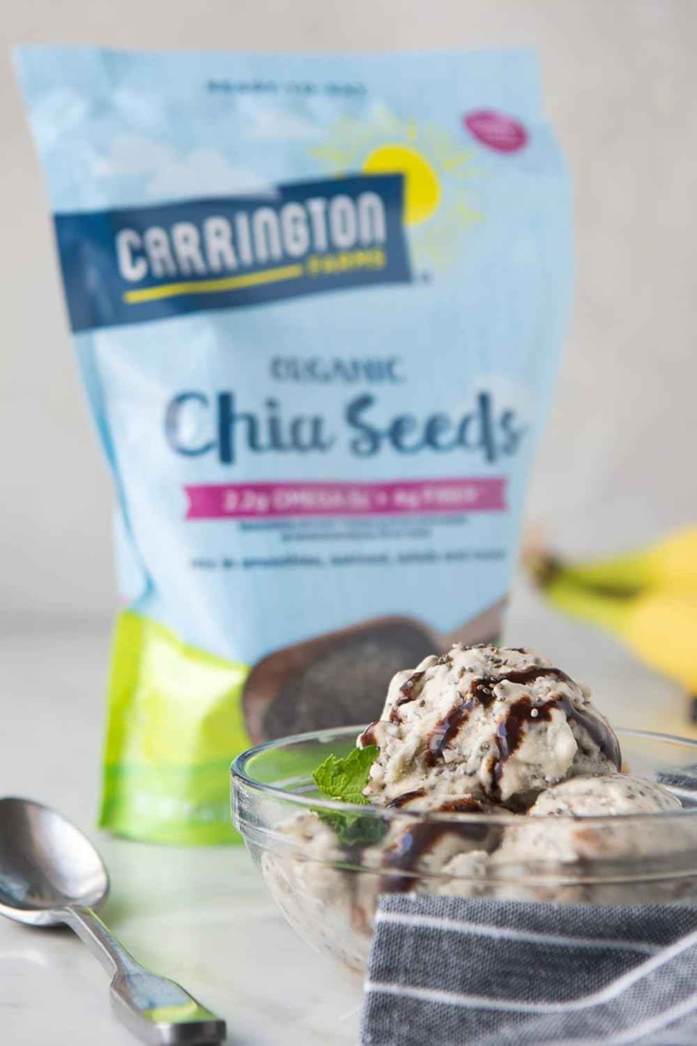 Carrington Farms Organic Chia Seeds – Heart and Brain Health Boost for Your Morning Self-Care Ritual